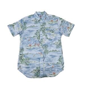 J.Crew button down tropical vacation 100% cotton size small tropical, vacation,